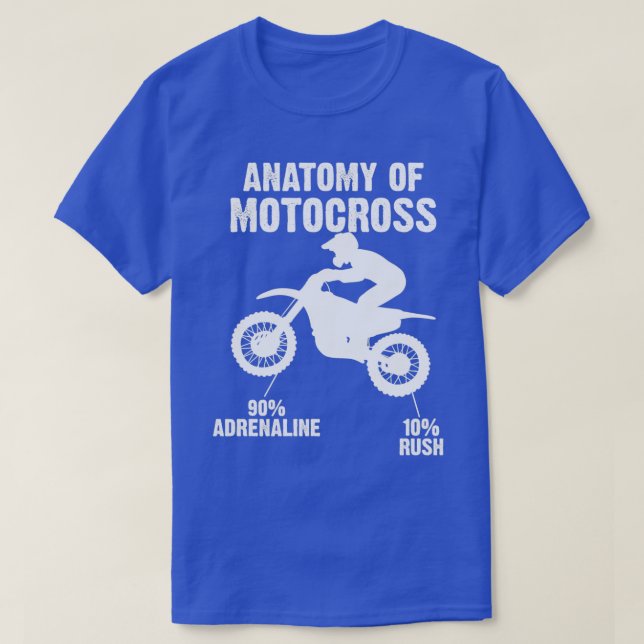 Motocross-stolt MotoX MX tävling T Shirt (Design framsida)