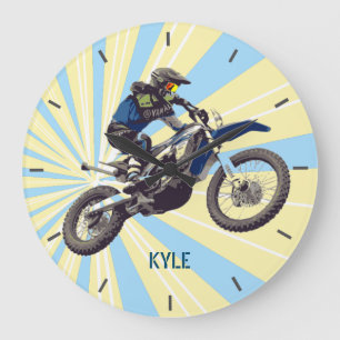 Motocross Stor Klocka