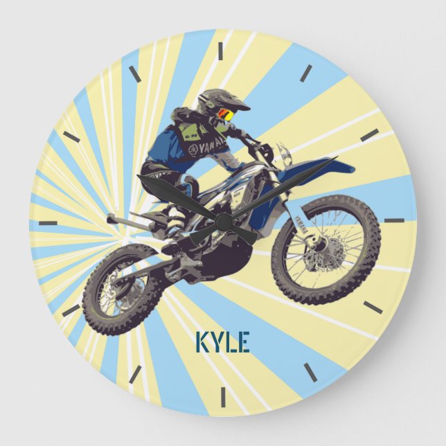 Motocross Stor Klocka (Framsida)