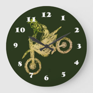 Motocross Stor Klocka