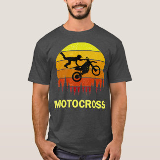 Motocross Stunt Dirtcycle Tävla Gear Clothes for T Shirt