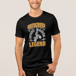 Motocross Stunt Master Bike Rider T Shirt