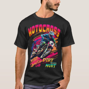Motocross Supercross Tävling Dirt Bike Tävla Dirt T Shirt