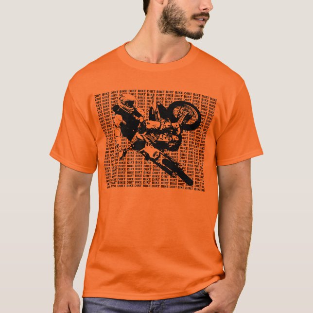Motocross T-Shirt för Dirtbike (Framsida)