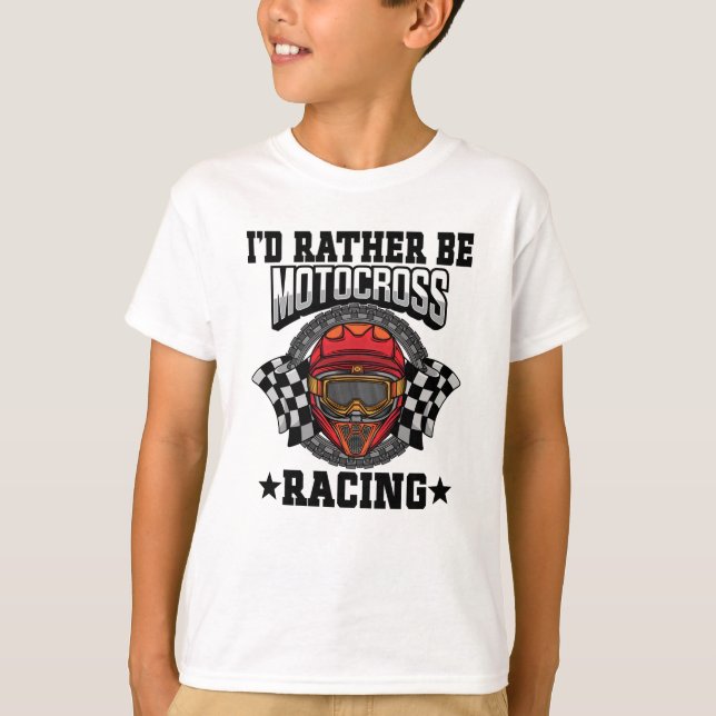 Motocross Tävla Gift Baby T-Shirt (Framsida)