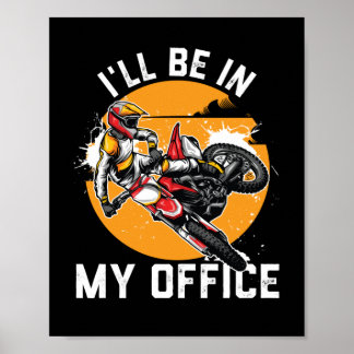 Motocross Tävla Gift för manar MTX Dirt Bike Poster
