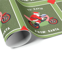Motocross Tävla Helgdag Gift Presentpapper