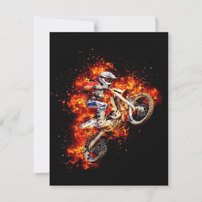 Motocross-tävla Inbjudningar (Framsida)