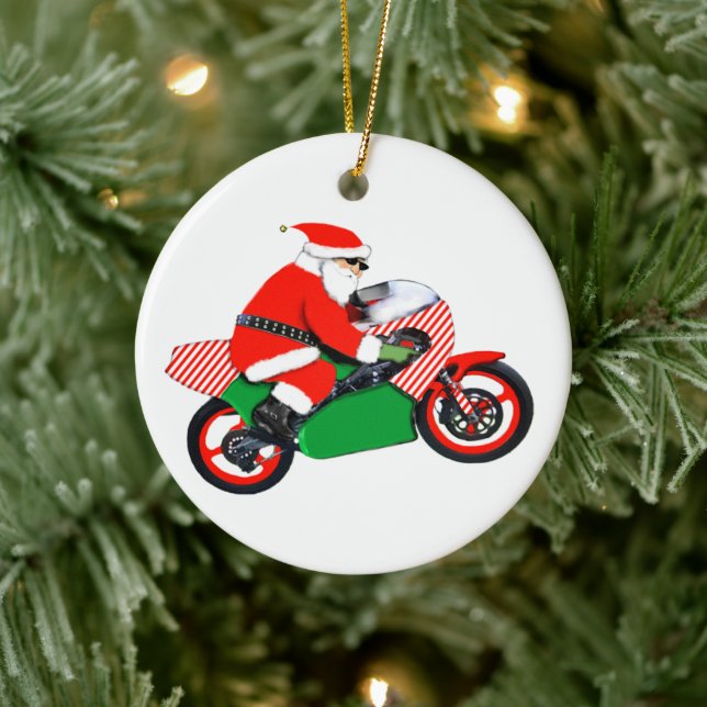 Motocross-Tävlans jul Julgransprydnad Keramik (Träd)