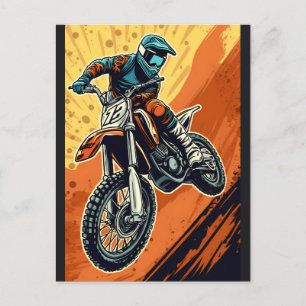 Motocross Vykort