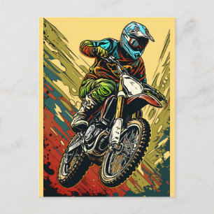 Motocross Vykort