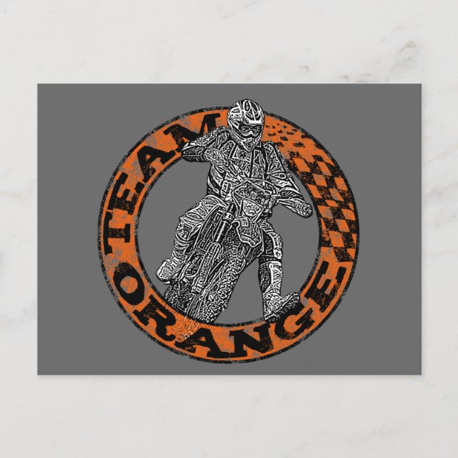 Motocross Vykort (Framsida)