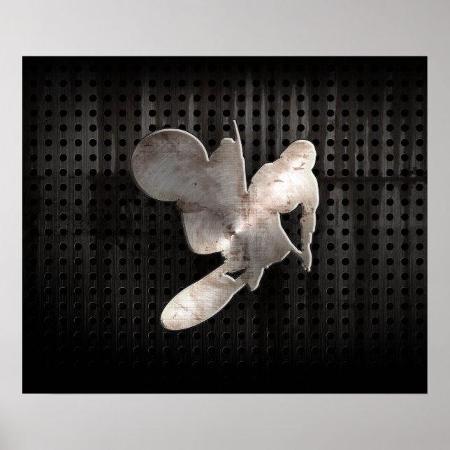 Motocross Whip; Coola Black Poster (Framsidan)