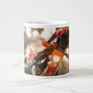 Motocrossåkare Jumbo Mugg