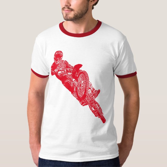 Motocrossen är liv tee (Framsida)