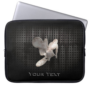Motocrossen piskar; Kall svart Laptop Sleeve