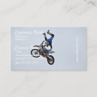 Motocrossflygkick Visitkort