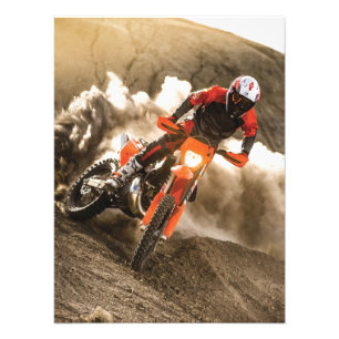 Motocrossförare Fototryck