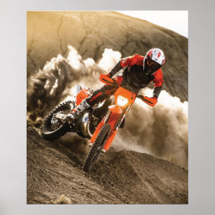 Motocrossförare Poster