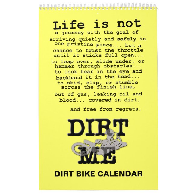 Motocrosskalender för Dirt Bike Kalender (Omslag)