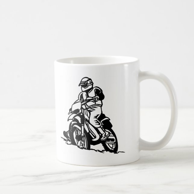 Motocrossmotorcykel Kaffemugg (Höger)