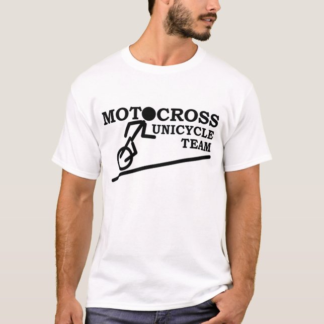 Motocrossskjorta - Motocross Enhjulingsteam T-shirt (Framsida)