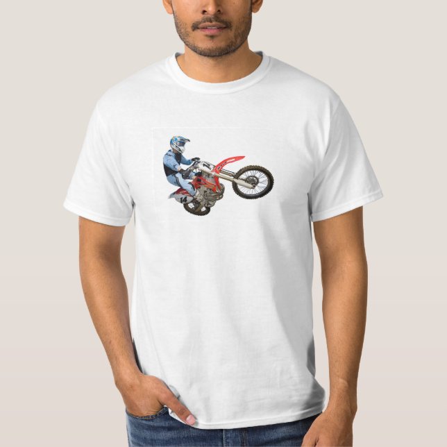 MotocrosstävlaT-tröja Tee Shirt (Framsida)