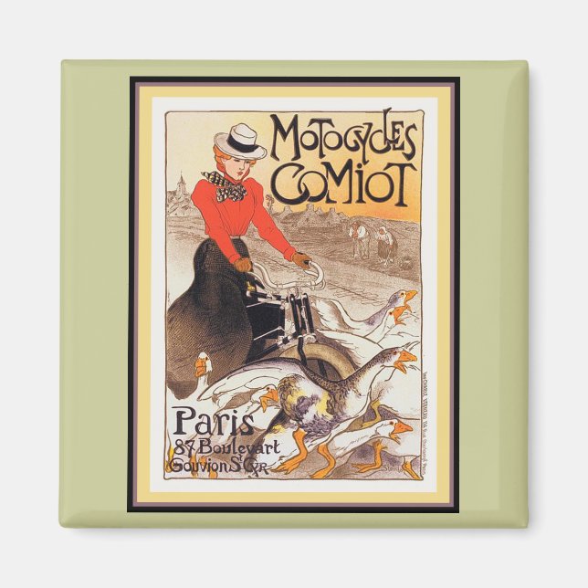 Motocycle Comiot Magnet (Framsidan)