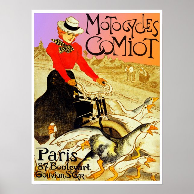 Motocyklar Comiot Poster (Framsidan)