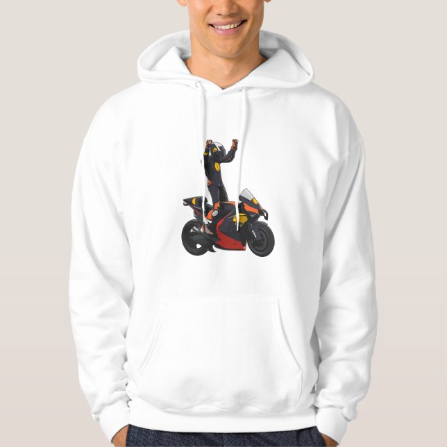 MotoGP KTM realistic style Hoodie (Framsida)