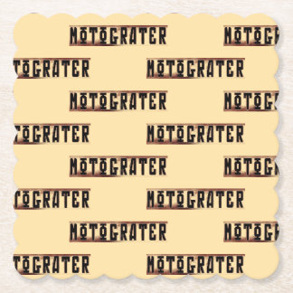 MOTOGRATER Papperscoasters Underlägg Papper