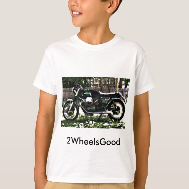 motoguzzi Moto Guzzi unge T-shirt (Framsida)