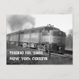 motor1002, motortnr 1002New York Central Vykort