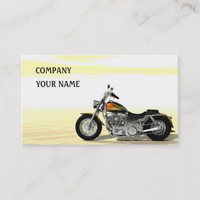 Motor Bike Visitkort (Framsida)