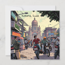 Motor Bikes i Kolkata, Indien