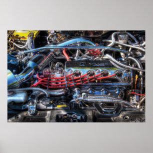 Motor - Bilprovning Poster