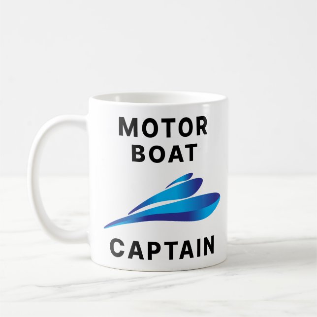 Motor Boat Kapten Kaffemugg (Vänster)