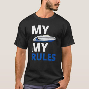 Motor Boat Regatta Skipper Boat Owner kapten Boat T Shirt