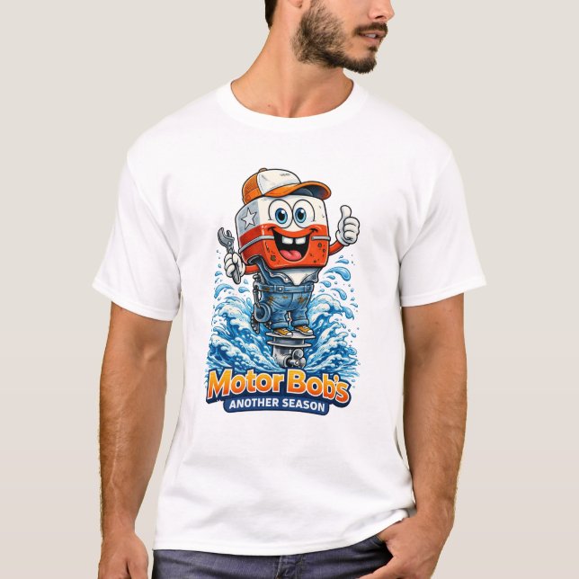 Motor Bob’s "Another Season" Cartoon Tee (Framsida)