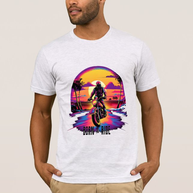 Motor Born till Ride T-shirt (Framsida)