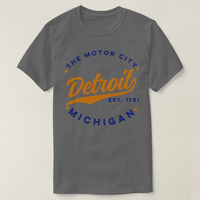 Motor City Detroit T Shirt (Design framsida)