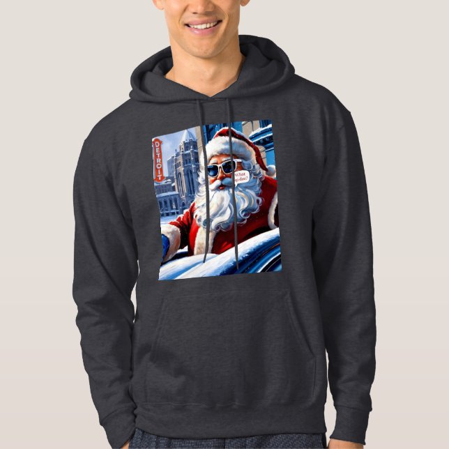 Motor City Santa Hoodie (Framsida)
