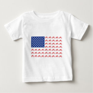 Motor-Cycle-Flagga-Moto-Kor T-shirt