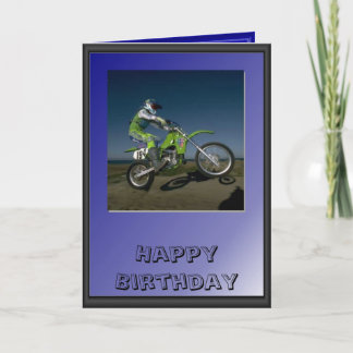 Motor cyklar ryttaren kort