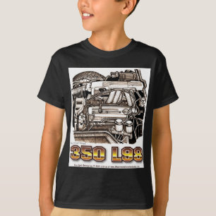 Motor för 350 L98 Corvette Tee Shirt