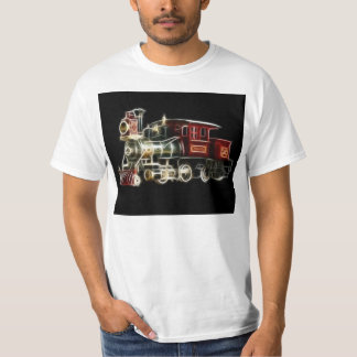 Motor för ångatåglokomotiv t-shirt