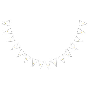 Motor för blommigt av orange med symmetriskt mönst vimplar