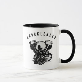Motor för vintageKnuckleheadmotorcykel Mugg