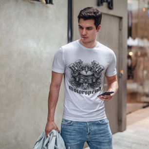 Motor Monster Metall T Shirt