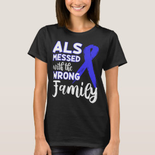 Motor Neuron Disease Awareness Gift ALS Survivor v T Shirt